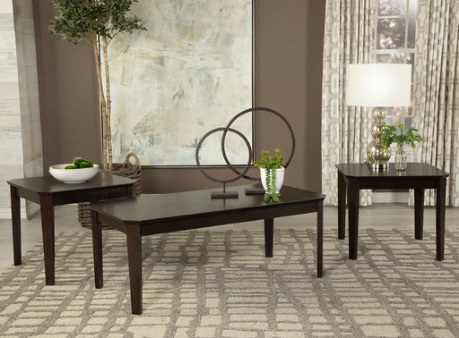 Amaro 3-piece Occasional Set Dark Brown - Just Furniture (PA) - Multi Location