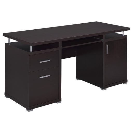 Tracy 2-drawer Computer Desk Cappuccino - Just Furniture (PA) - Multi Location