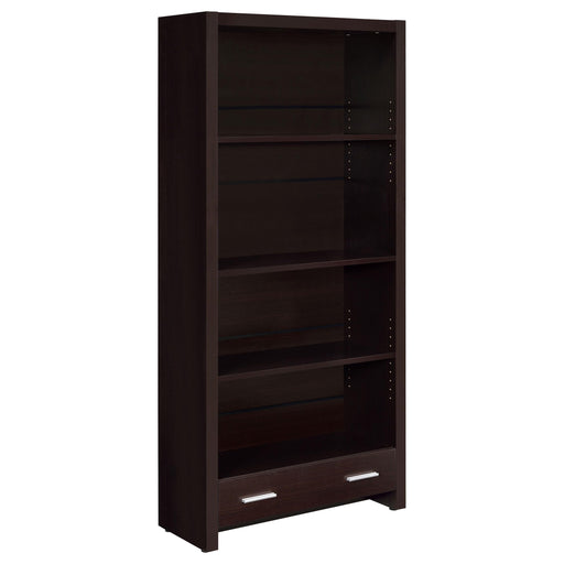 Skylar 5-shelf Bookcase with Storage Drawer Cappuccino - Just Furniture (PA) - Multi Location