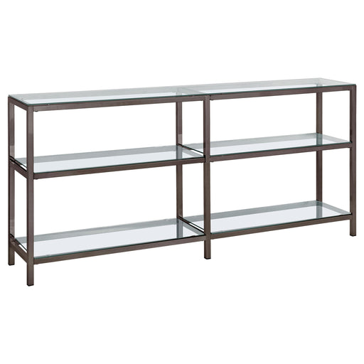 Kate 2-tier Bookcase Black Nickel - Just Furniture (PA) - Multi Location
