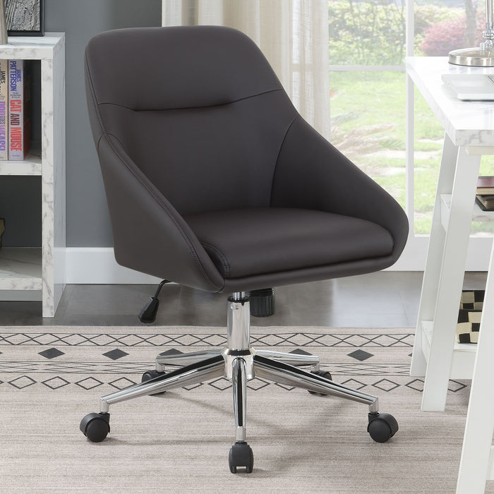 Jackman Upholstered Office Chair with Casters - Just Furniture (PA) - Multi Location