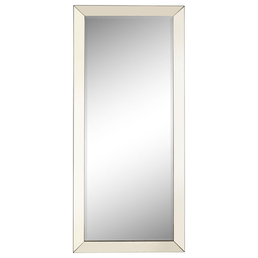 Barnett Rectangular Floor Mirror Silver - Just Furniture (PA) - Multi Location
