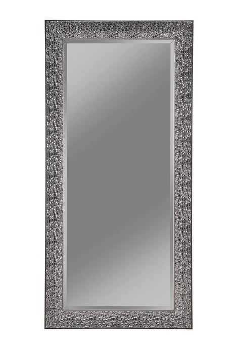 Rollins Rectangular Floor Mirror Black - Just Furniture (PA) - Multi Location