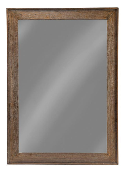 Odafin Rectangle Floor Mirror Distressed Brown - Just Furniture (PA) - Multi Location