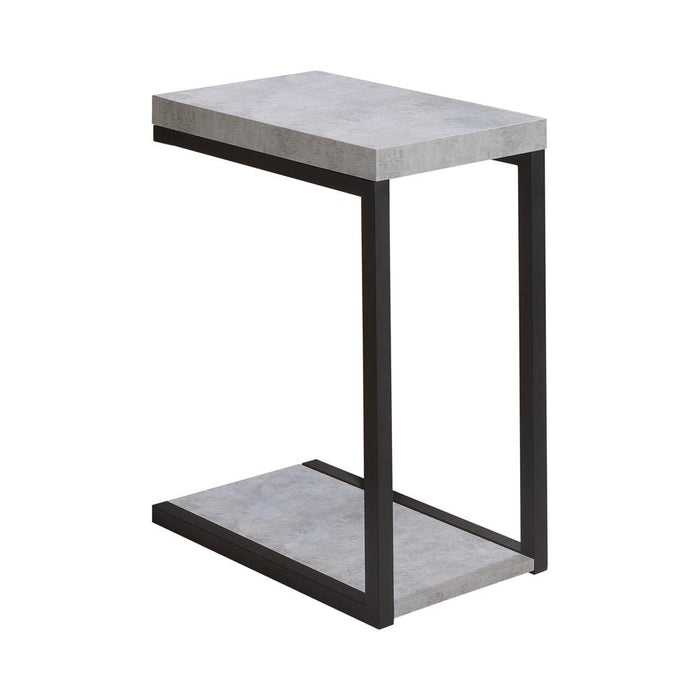 Beck Accent Table Cement and Black - Just Furniture (PA) - Multi Location
