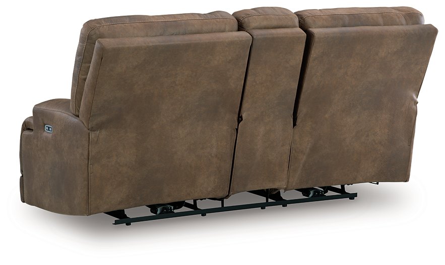 Beckley Place Power Reclining Loveseat with Console - Just Furniture (PA) - Multi Location
