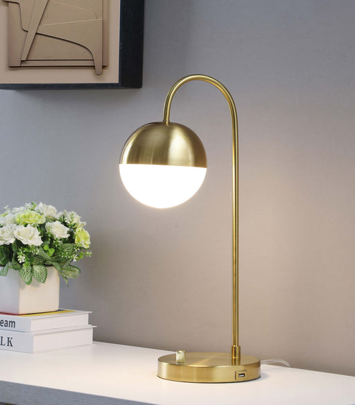 Merrick Round Arched Table Lamp Gold - Just Furniture (PA) - Multi Location