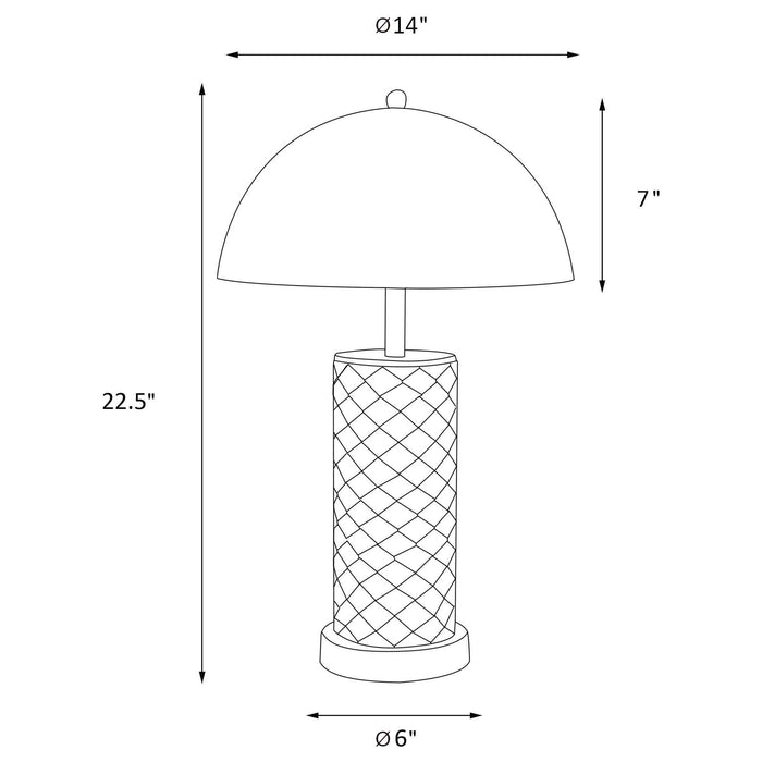 Ferris Table Lamp - Just Furniture (PA) - Multi Location