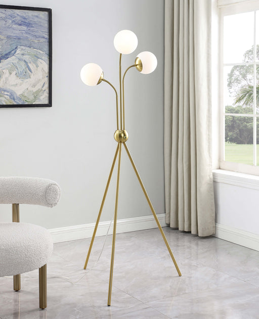Miley Trio Tree Floor Lamp Gold - Just Furniture (PA) - Multi Location