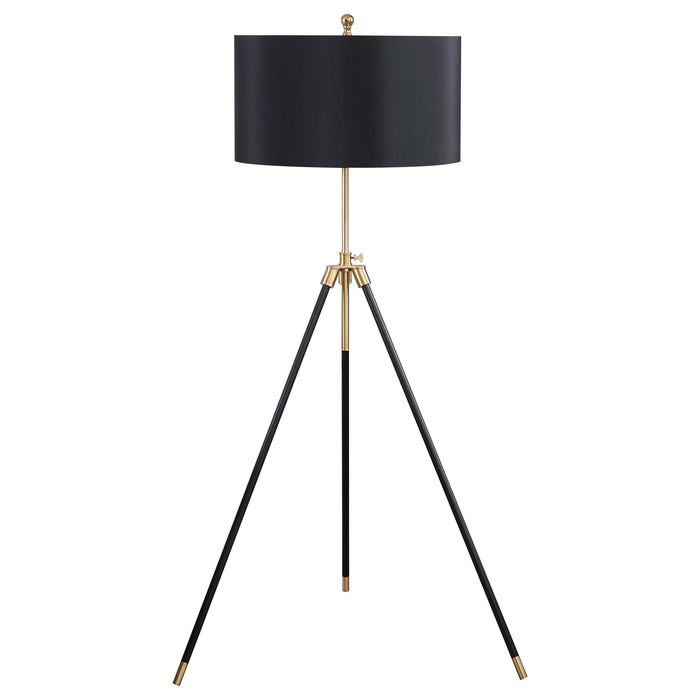 Zabka Tripod Floor Lamp Black and Gold - Just Furniture (PA) - Multi Location