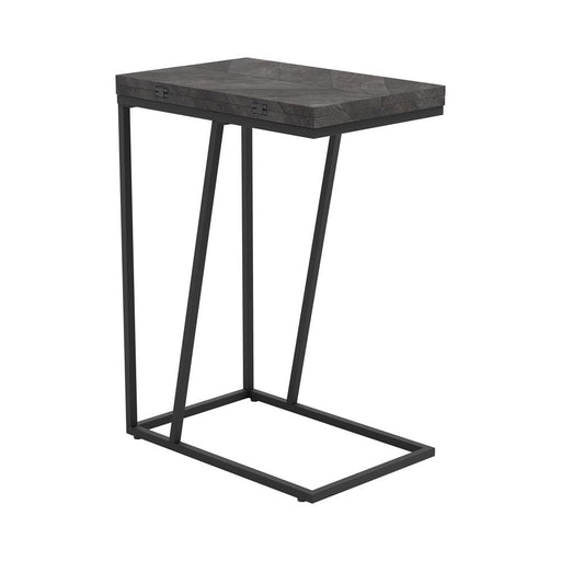Carly Expandable Chevron Rectangular Accent Table Grey - Just Furniture (PA) - Multi Location