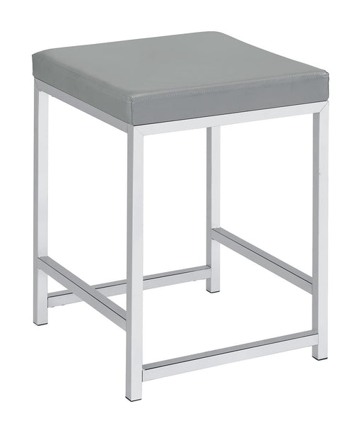 Umbridge Upholstered Square Padded Cushion Vanity Stool - Just Furniture (PA) - Multi Location