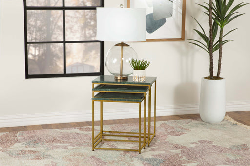 Medora 3-piece Nesting Table with Marble Top - Just Furniture (PA) - Multi Location
