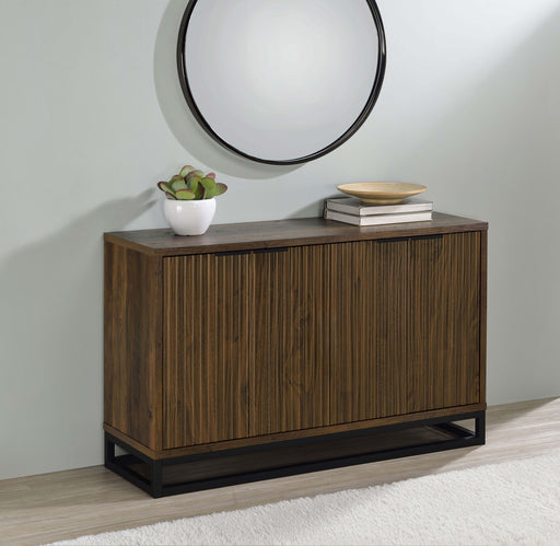Ryatt 4-door Engineered Wood Accent Cabinet Dark Pine - Just Furniture (PA) - Multi Location
