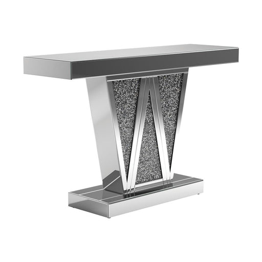 Crocus Rectangular Console Table Silver - Just Furniture (PA) - Multi Location