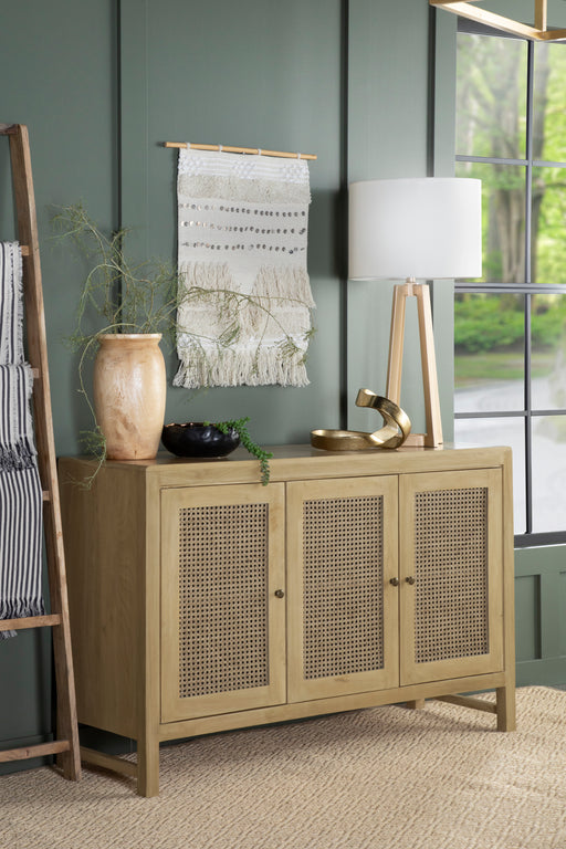 Zamora Rectangular 3-door Accent Cabinet Natural - Just Furniture (PA) - Multi Location