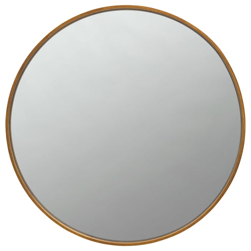 O'Malley Round Mirror Brass - Just Furniture (PA) - Multi Location