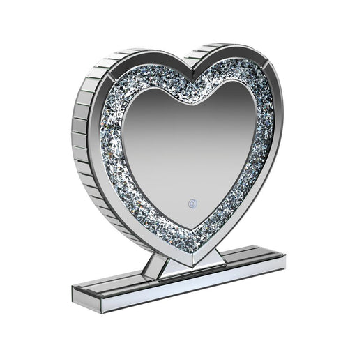 Euston Heart Shape Table Mirror Silver - Just Furniture (PA) - Multi Location