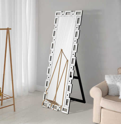 Tavin Geometric Frame Cheval Mirror - Just Furniture (PA) - Multi Location