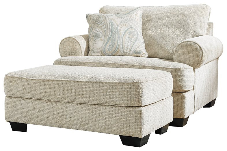 Monaghan Oversized Chair and Ottoman - Just Furniture (PA) - Multi Location