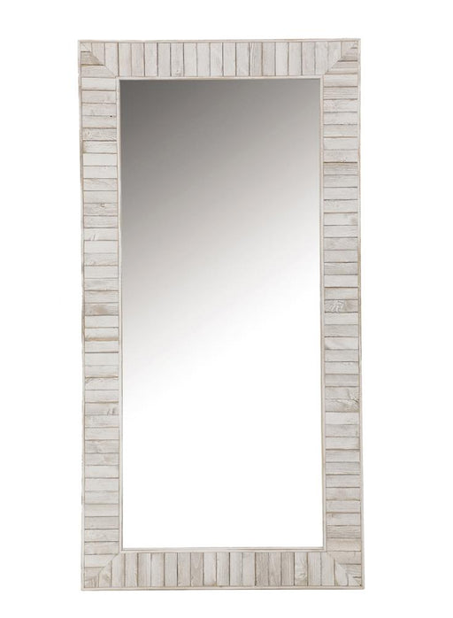 Pino Rectangular Wall Mirror White - Just Furniture (PA) - Multi Location