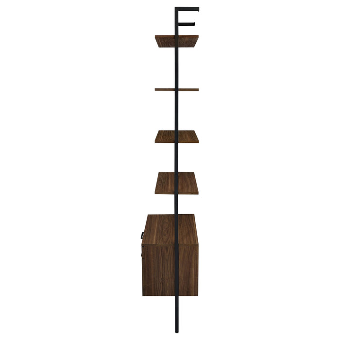 Owens 96-inch 4-shelf Storage Wall Bookshelf Walnut - Just Furniture (PA) - Multi Location