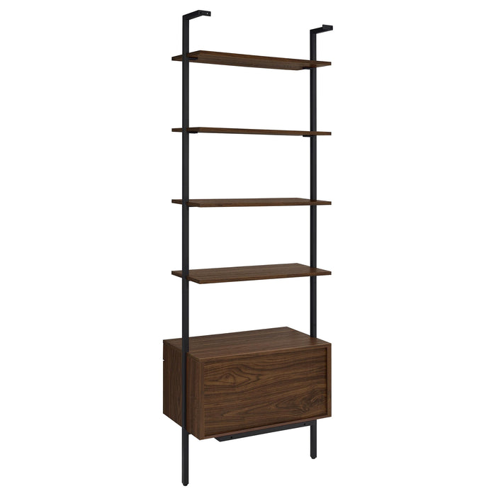 Owens 96-inch 4-shelf Storage Wall Bookshelf Walnut - Just Furniture (PA) - Multi Location