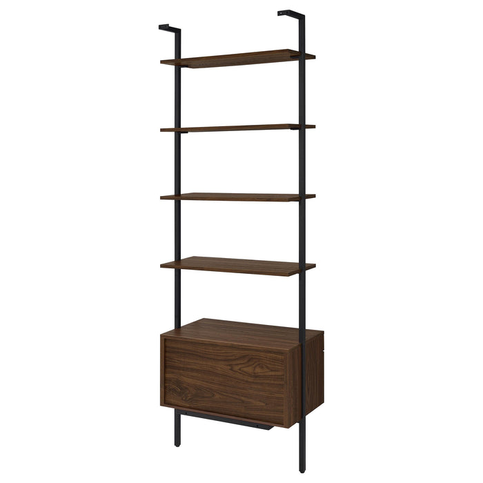 Owens 96-inch 4-shelf Storage Wall Bookshelf Walnut - Just Furniture (PA) - Multi Location