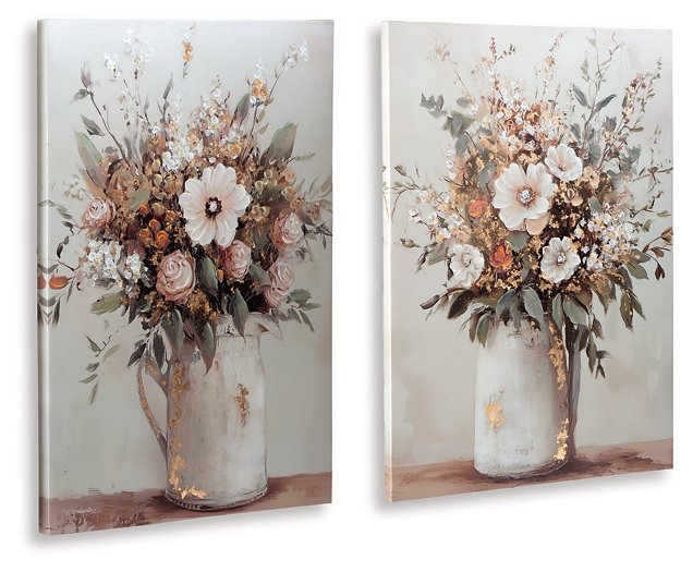 Faisaldon Wall Art (Set of 2) - Just Furniture (PA) - Multi Location