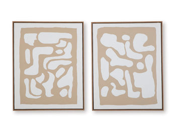 Waldett Wall Art (Set of 2) - Just Furniture (PA) - Multi Location