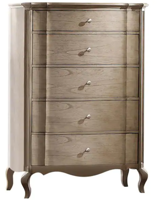 Acme Chelmsford 5-Drawer Chest in Antique Taupe 26056 - Just Furniture (PA) - Multi Location