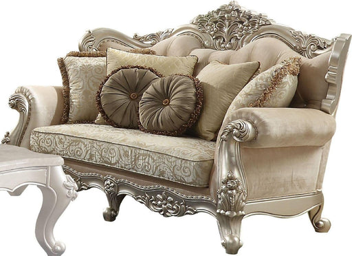 Acme Furniture Bently Loveseat with 5 Pillows in Champagne 50661 - Just Furniture (PA) - Multi Location