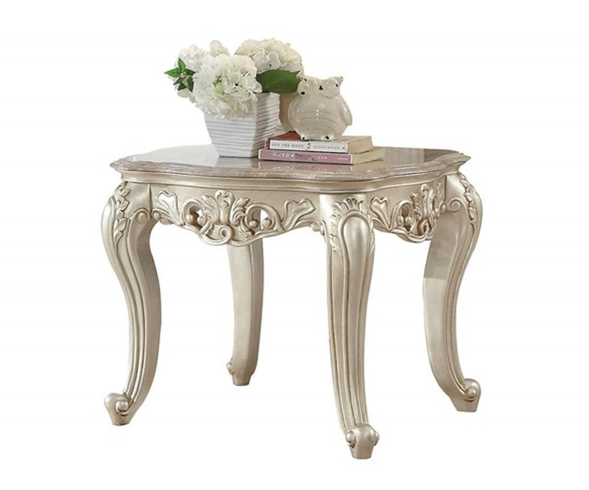 Acme Furniture Gorsedd End Table in Antique White 82442 - Just Furniture (PA) - Multi Location