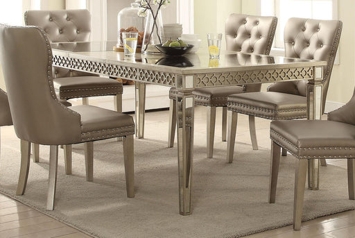 Acme Furniture Kacela Dining Table in Mirror and Champagne 72155 - Just Furniture (PA) - Multi Location