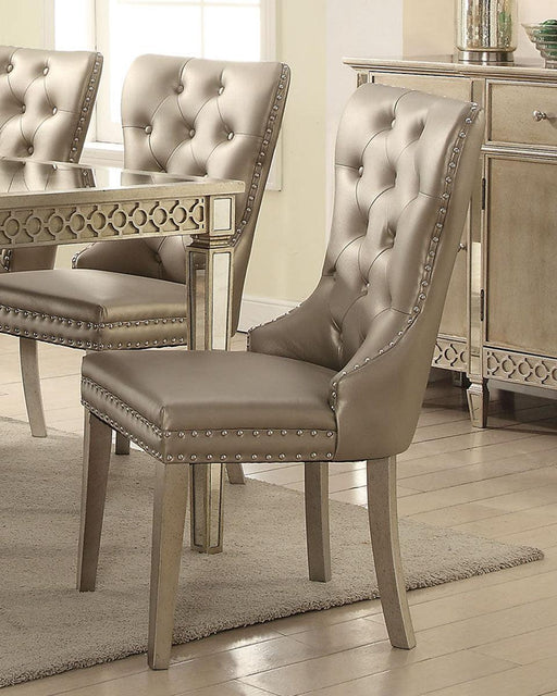 Acme Furniture Kacela Side Chair in Champagne (Set of 2) 72157 - Just Furniture (PA) - Multi Location