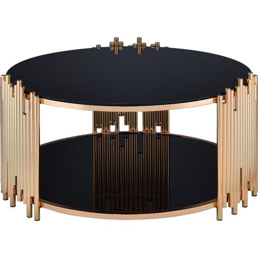 Acme Furniture Tanquin Coffee Table in Gold/Black 84490 - Just Furniture (PA) - Multi Location