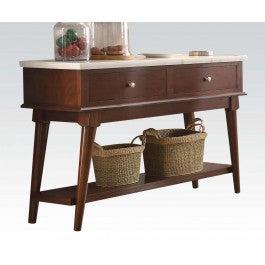 Acme Gasha Server in White/Walnut 72823 - Just Furniture (PA) - Multi Location