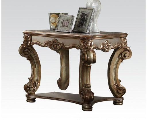 Acme Vendome End Table in Gold Patina 83001 - Just Furniture (PA) - Multi Location