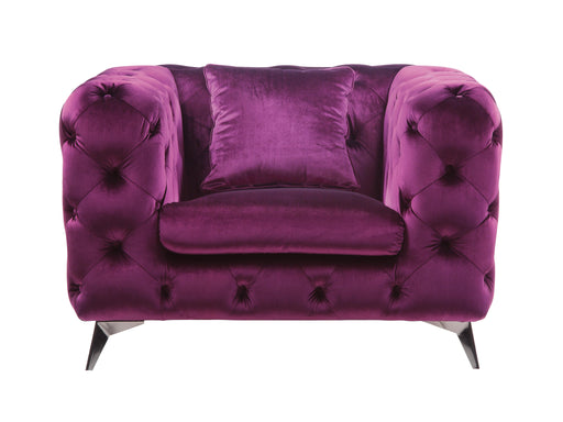 Atronia Purple Fabric Chair - Just Furniture (PA) - Multi Location