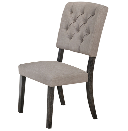 Bernard Fabric & Weathered Gray Oak Side Chair - Just Furniture (PA) - Multi Location