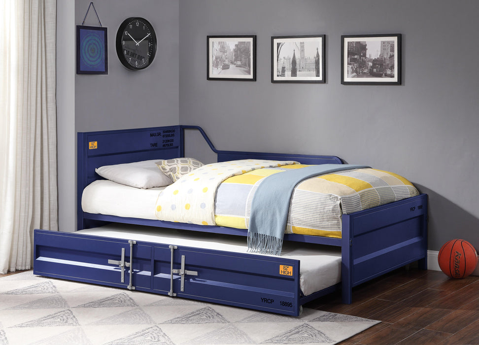 Cargo Blue Daybed & Trundle (Twin Size) - Just Furniture (PA) - Multi Location