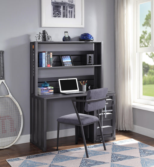 Cargo Gunmetal Desk & Hutch - Just Furniture (PA) - Multi Location