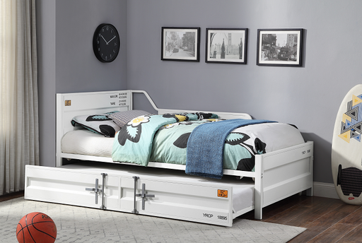 Cargo White Daybed & Trundle (Twin Size) - Just Furniture (PA) - Multi Location