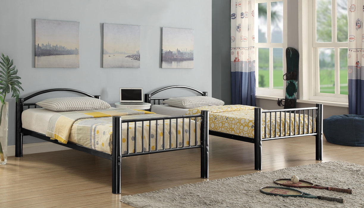 Cayelynn Black Bunk Bed (Twin/Twin) - Just Furniture (PA) - Multi Location