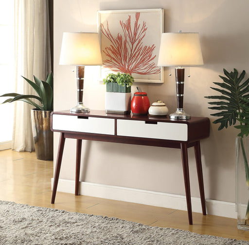 Christa Espresso & White Sofa Table - Just Furniture (PA) - Multi Location