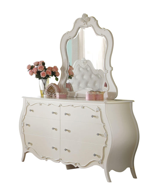 Edalene Pearl White Mirror - Just Furniture (PA) - Multi Location