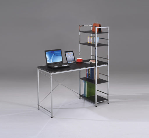 Elvis Black & Chrome Computer Desk - Just Furniture (PA) - Multi Location