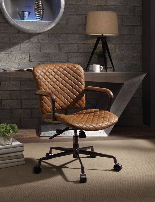 Josi Coffee Top Grain Leather Office Chair - Just Furniture (PA) - Multi Location