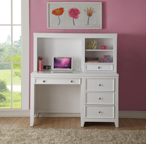 Lacey White Computer Desk - Just Furniture (PA) - Multi Location