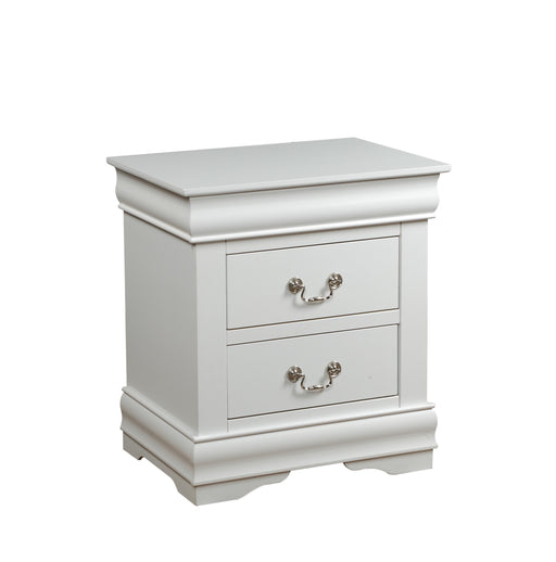 Louis Philippe White Nightstand - Just Furniture (PA) - Multi Location
